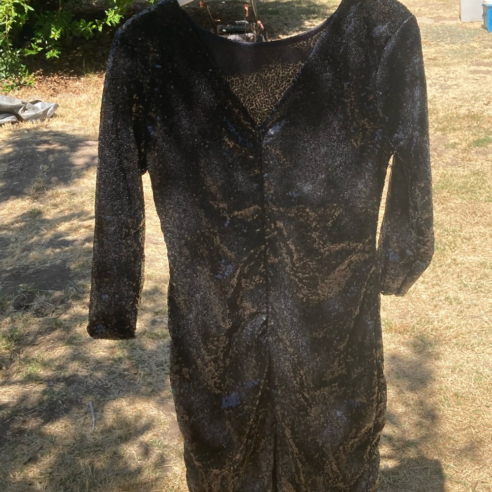 Blue sequin dress size small